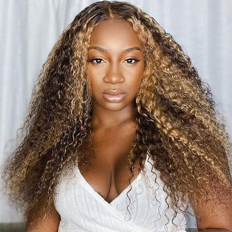 honey blonde ombre wig