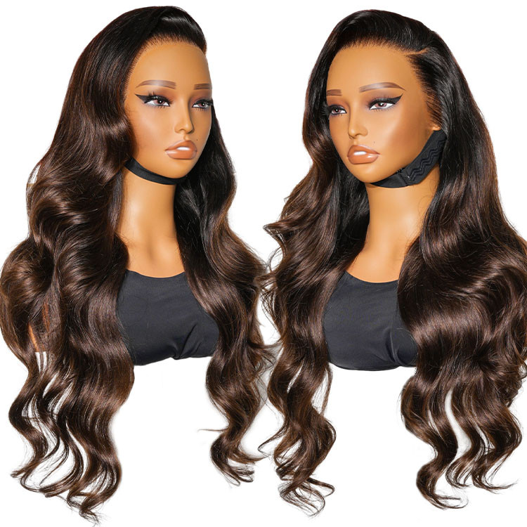 black to brown ombre