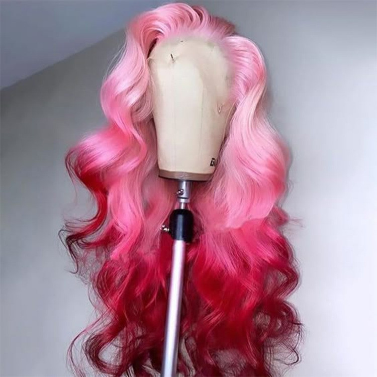 pink ombre wig human hair