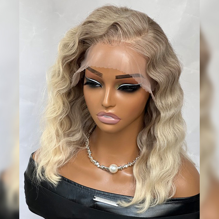 platinum blonde bob