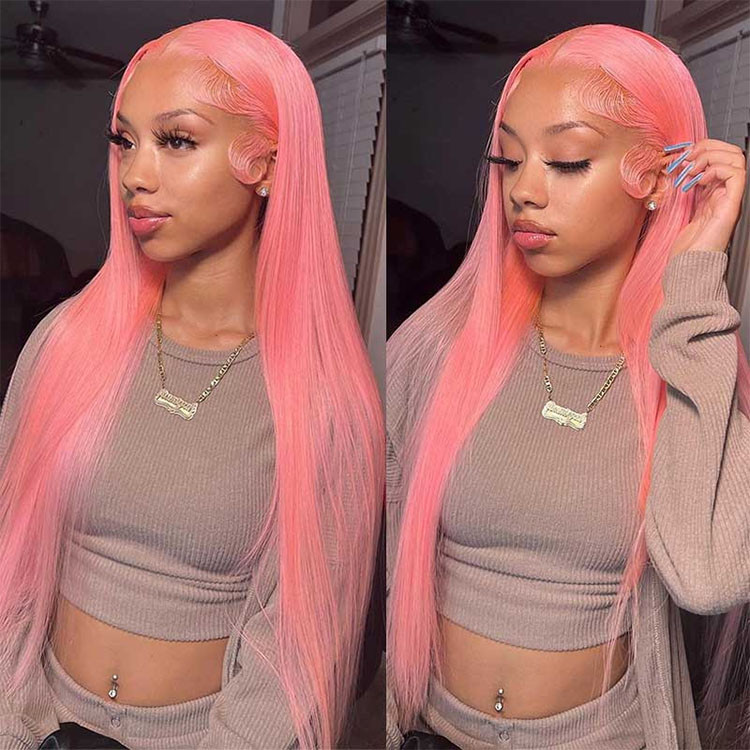 pink hair wigs