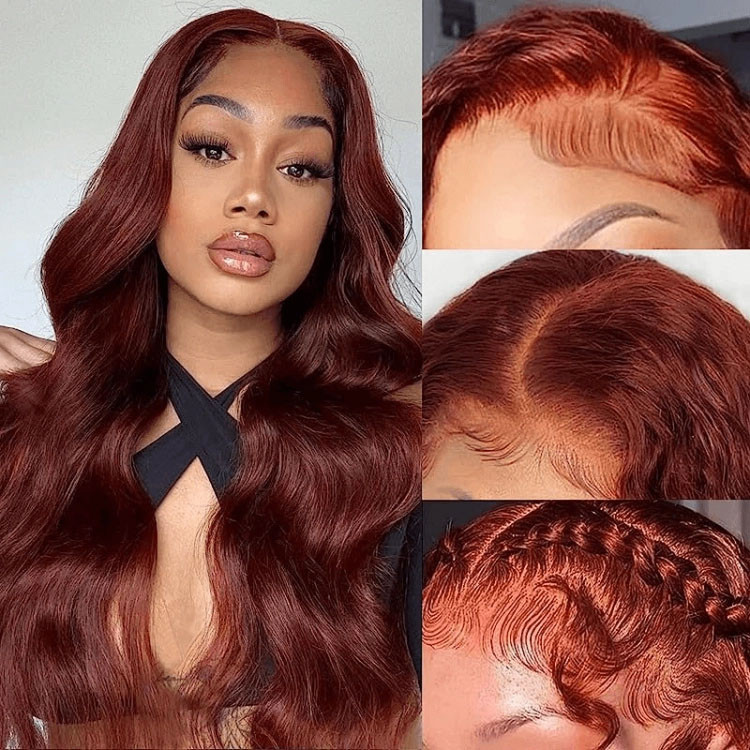 reddish brown wigs
