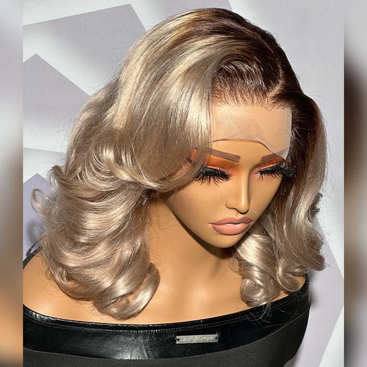 ash blonde bob wig