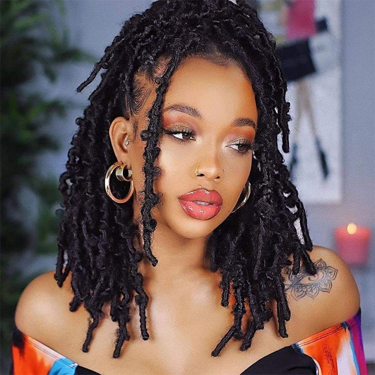 short butterfly braids