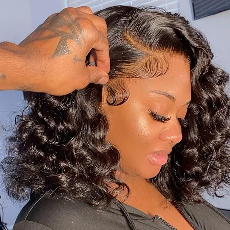 loose deep wave bob