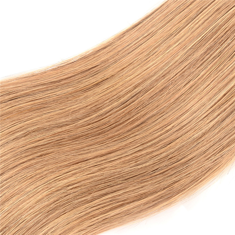 Silky Straight Honey Blonde Brazilian Human Hair