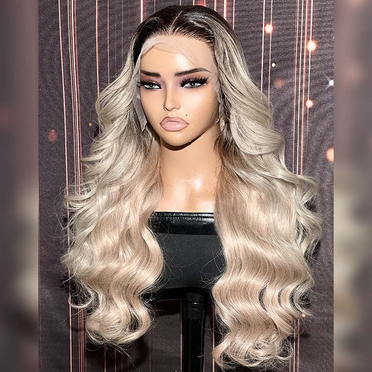silver ash blonde hair