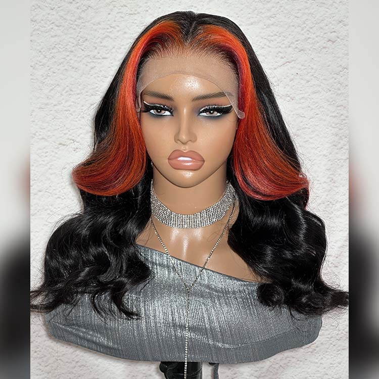 skunk stripe wig