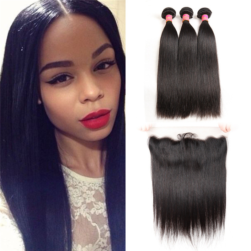 Straight Human Hair Lace Frontal