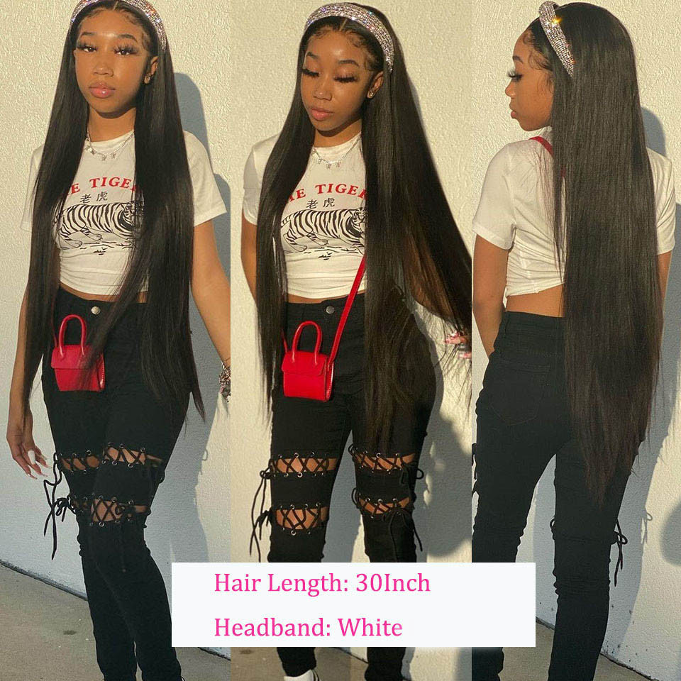 straight long lace front wigs