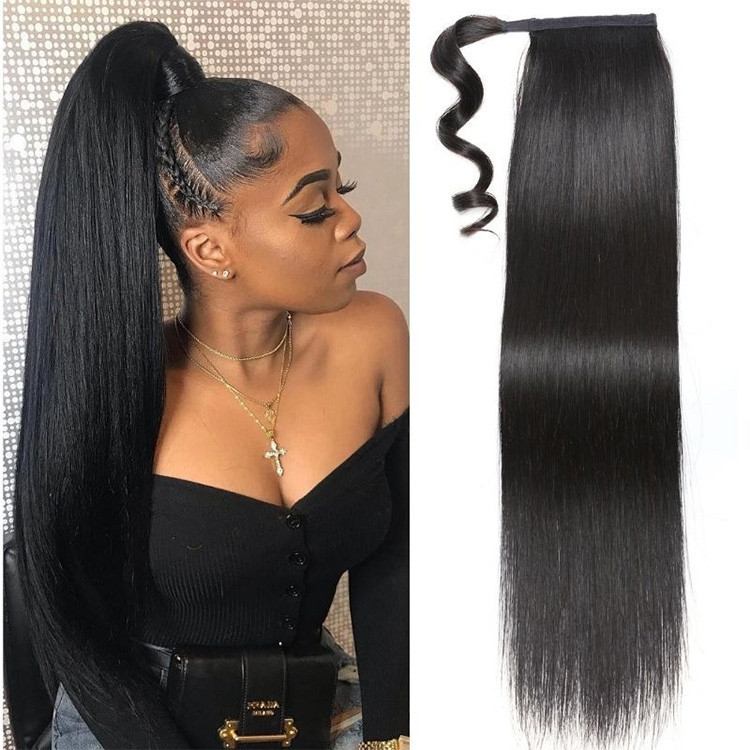 straight ponytail