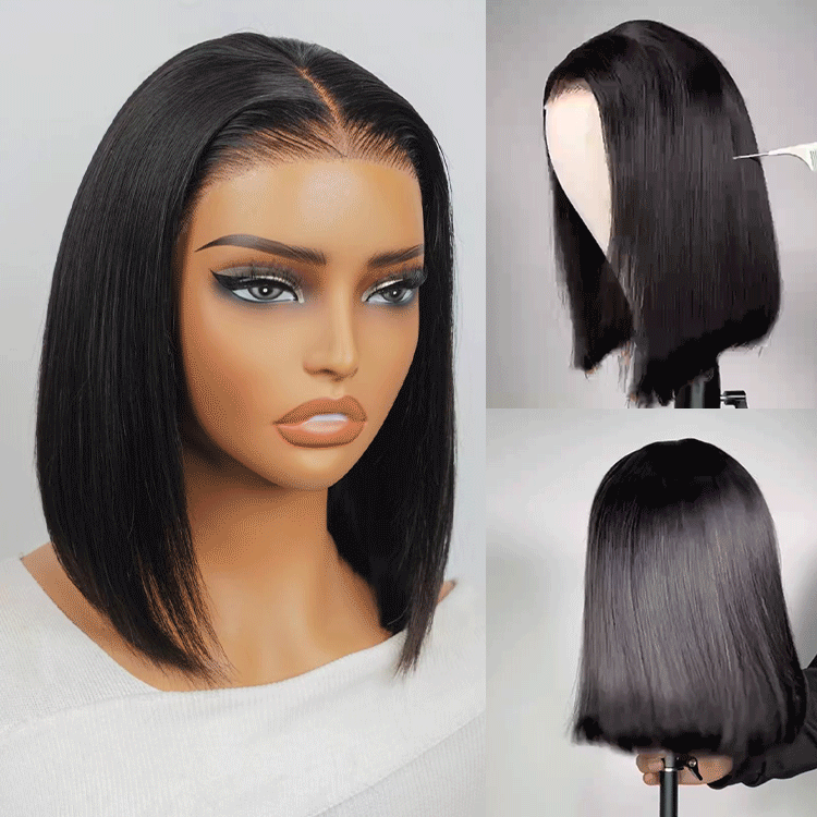 straight ready to go wig