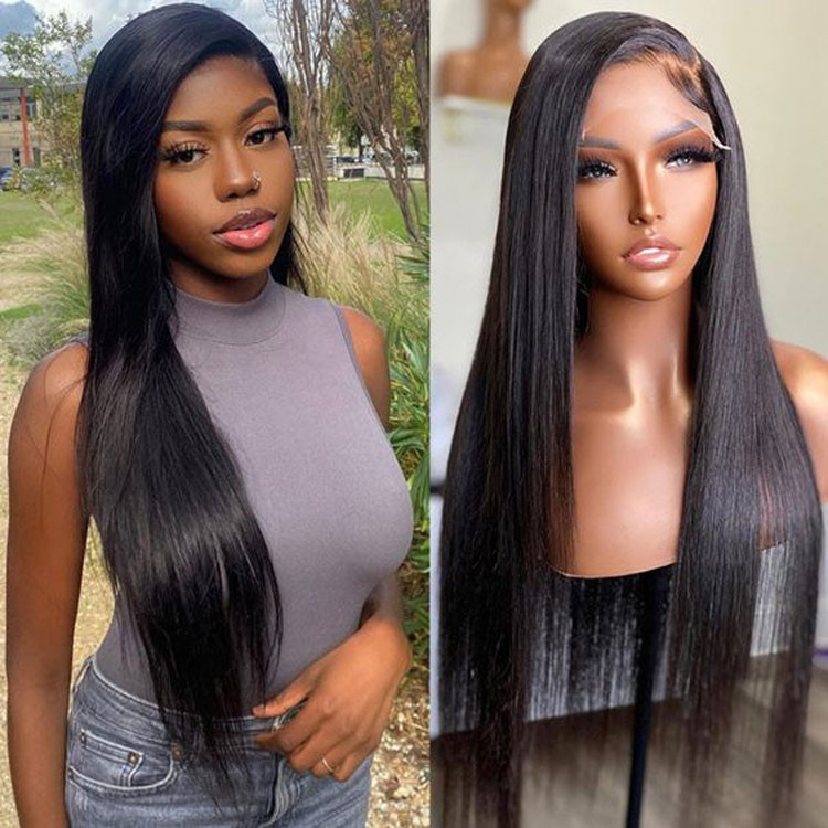 straight 5x5 wigs