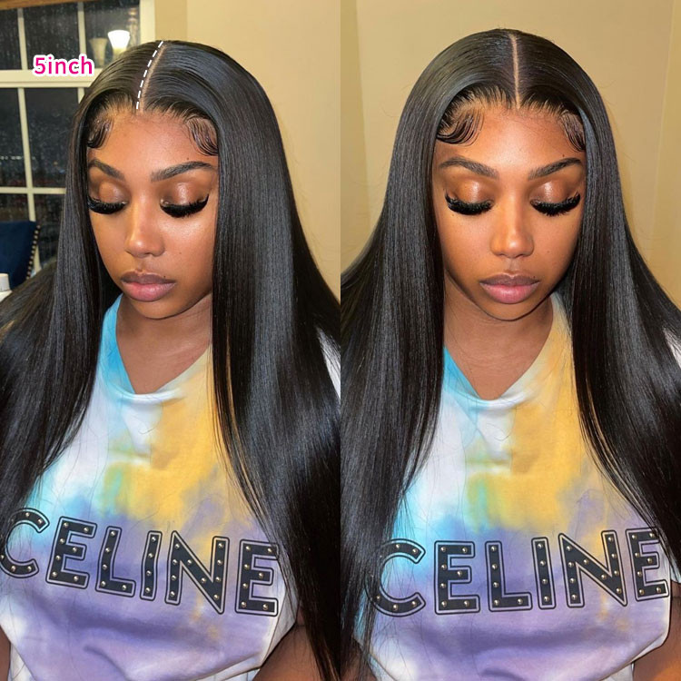 straight 5x5 lace wigs
