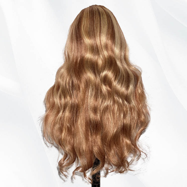 strawberry blonde hair
