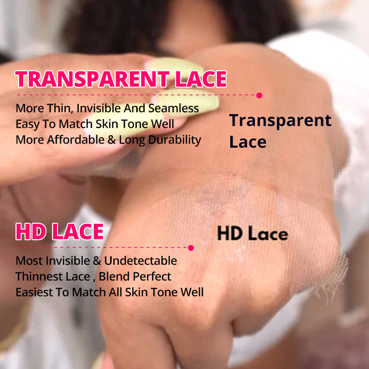 transparent lace VS HD lace