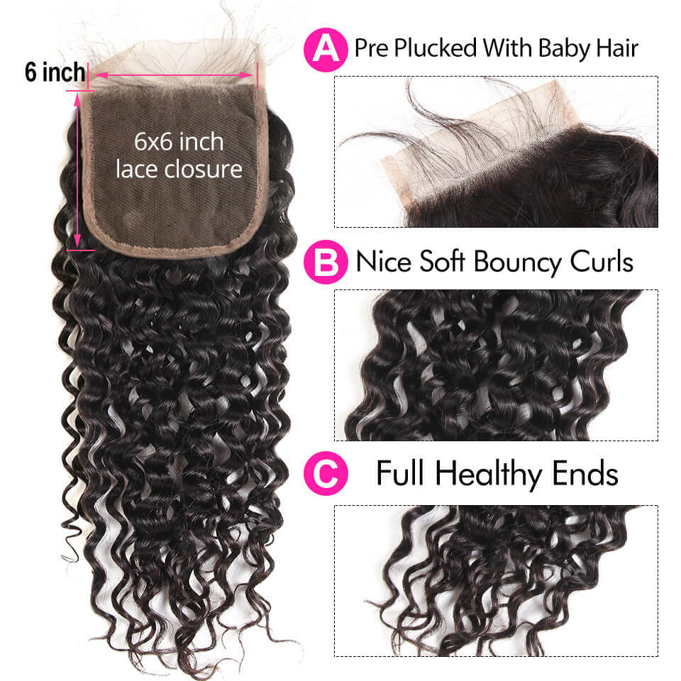 water wave bundles with closure