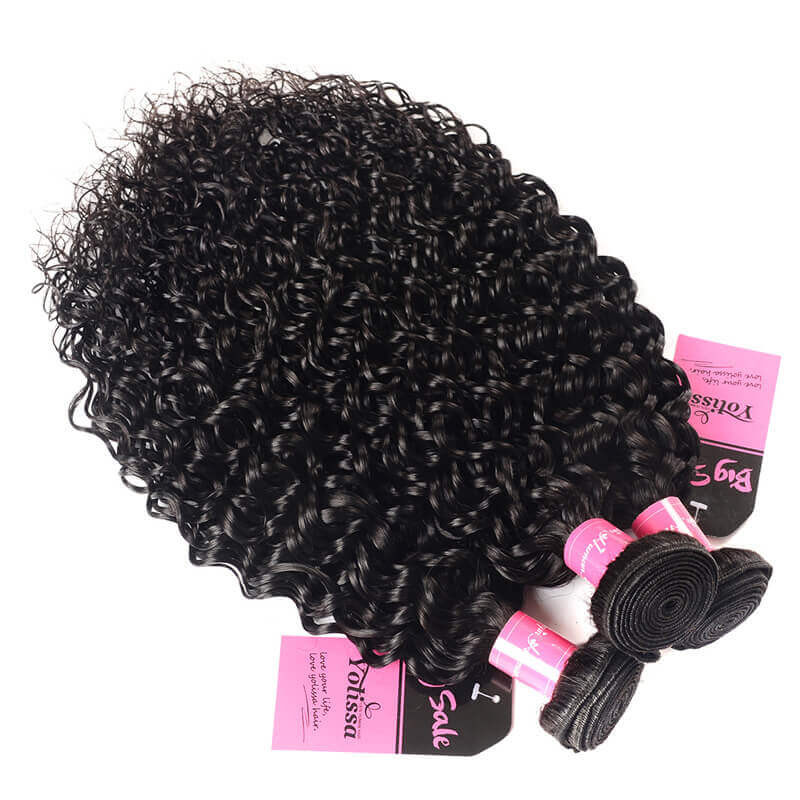 water wave 3 bundles with closure 6*6