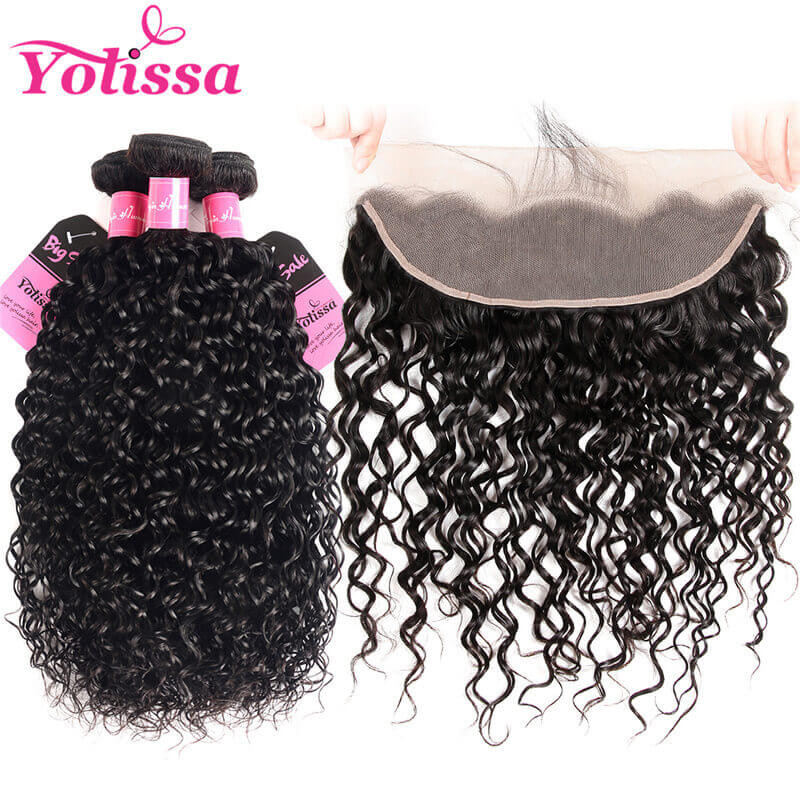 water wave 3 bundles with frontal
