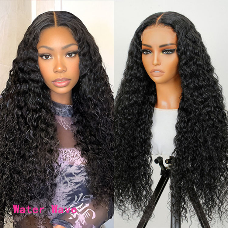water wave 6x6 HD lace closure wigs