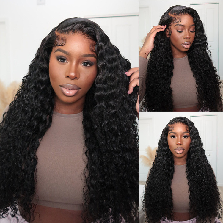 water wave 6x6 HD lace closure wigs