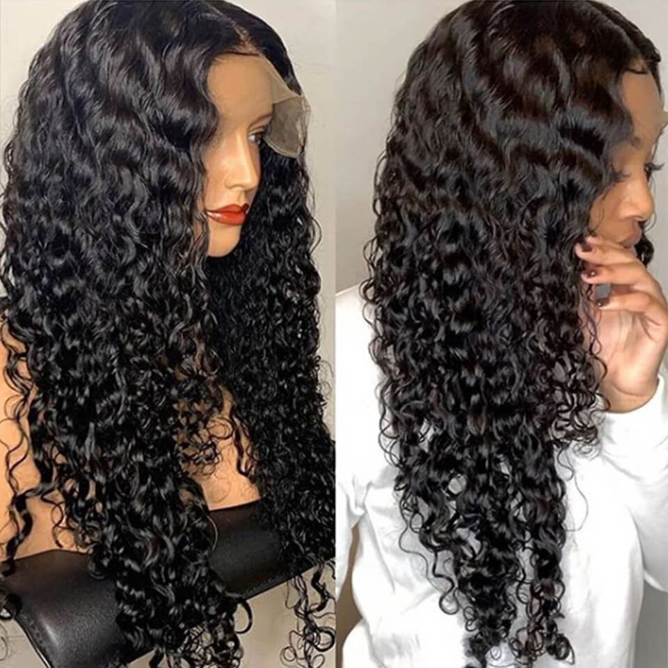 Water Wave Lace Closure Wigs