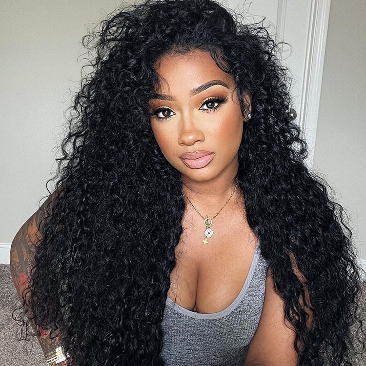 human hair u part wigs