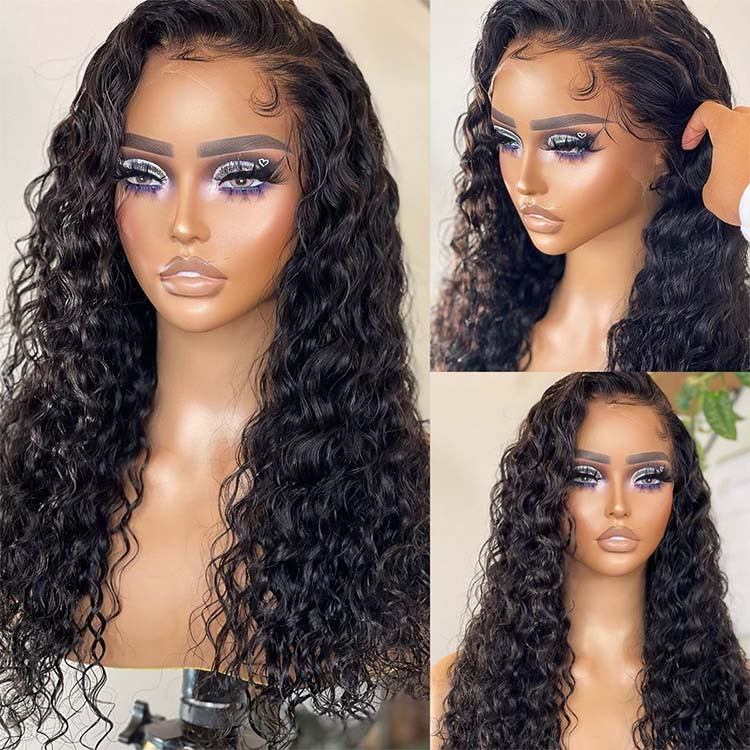 water wave closure wigs