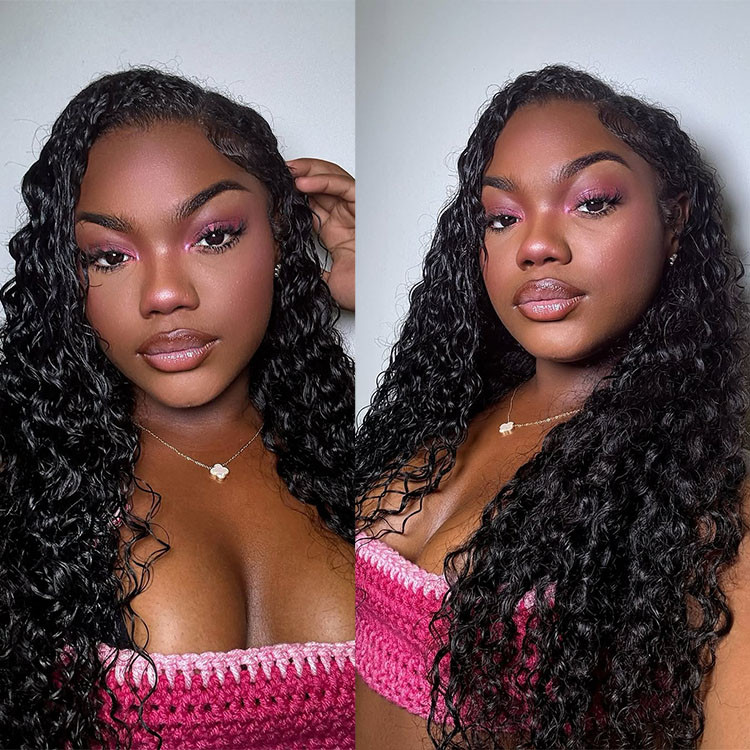 water wave u part wigs