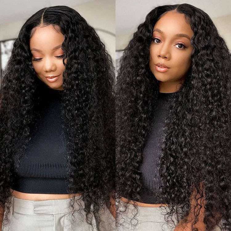 water wave u part clip in wigs