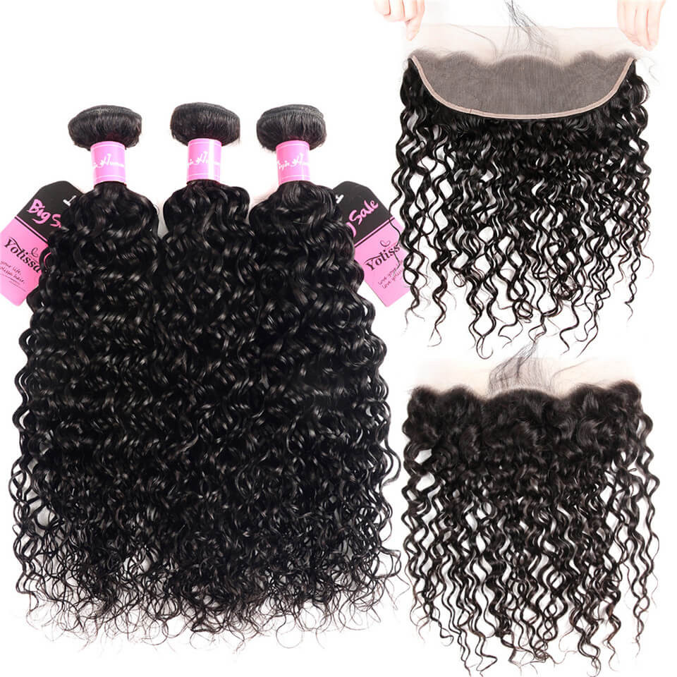 water wave bundles with frontal