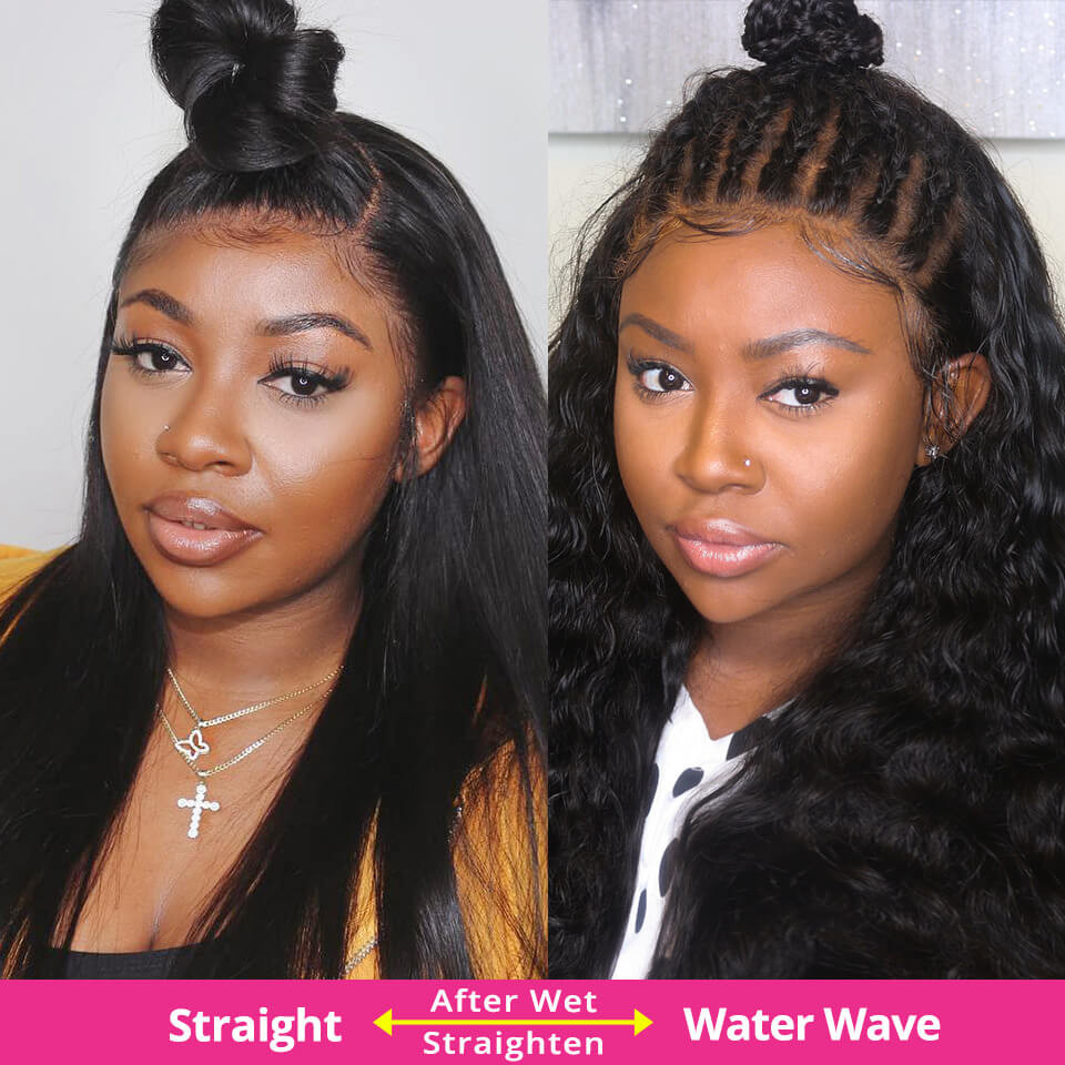 wet and wavy bundles with frontal