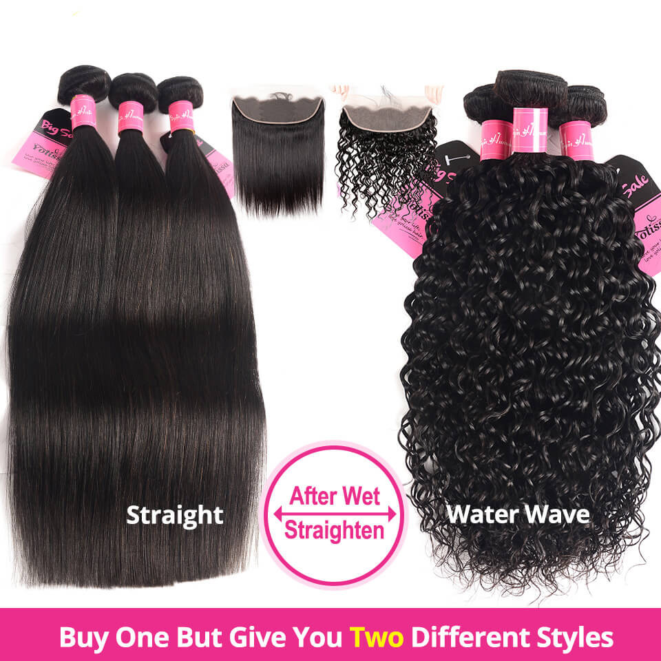 wet and wavy water wave bundles with frontal