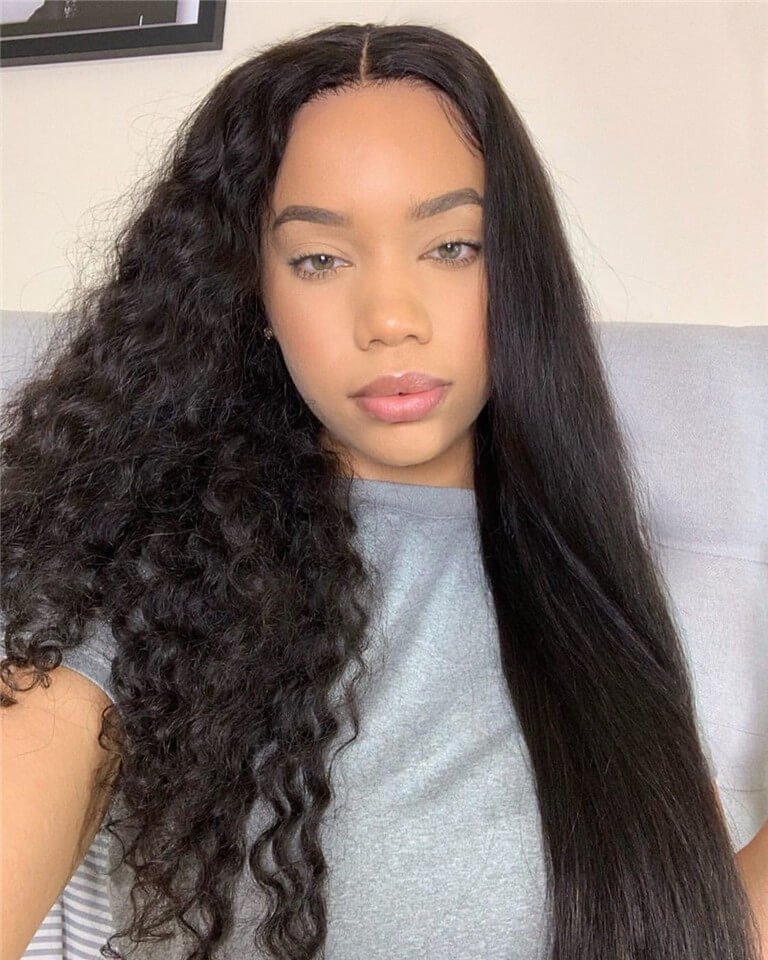 wet and wavy water wave lace wigs
