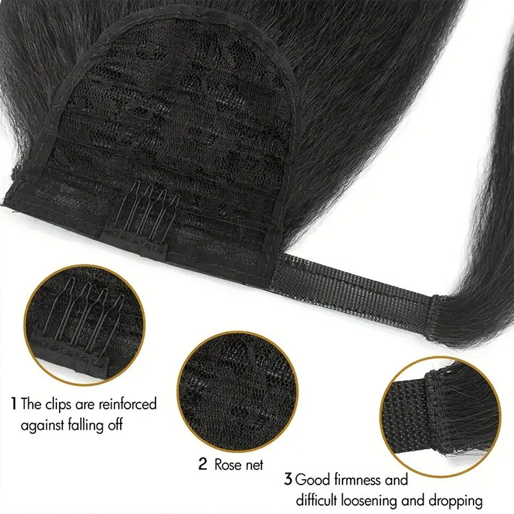 wrapped ponytail