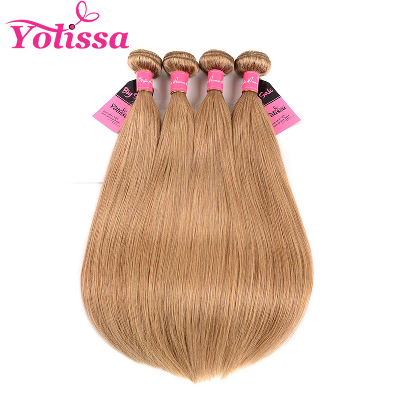 4 Bundles Straight 27 Hair Color Weaves