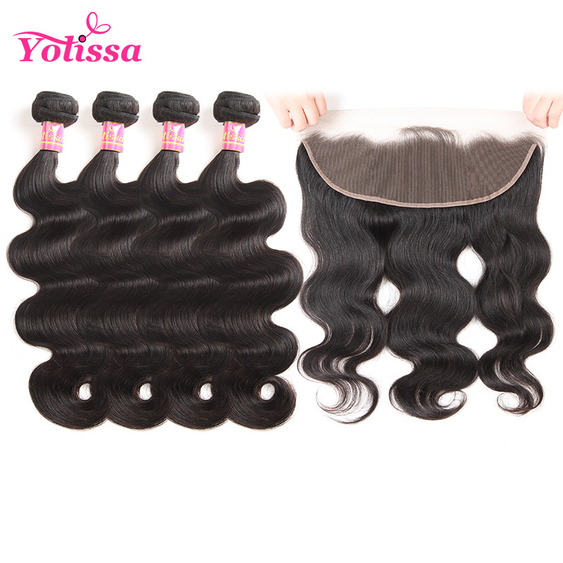 Lace Frontal Closure with 4 Bundles