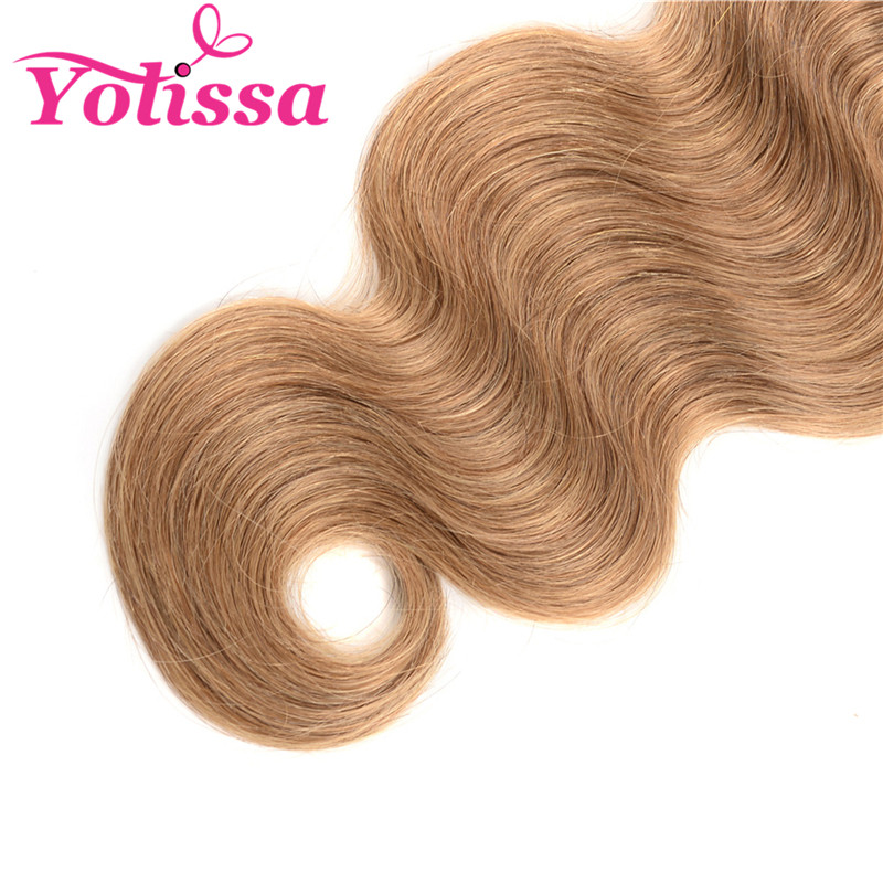 Honey Blonde Body Wave Hair Full Ends