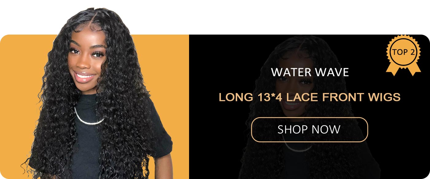 water wave long 13*4 lace front wigs