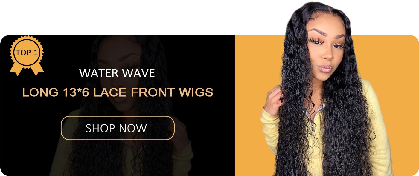 water wave long 13*6 lace front wigs