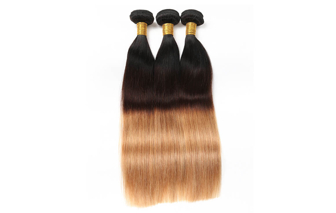 Ombre Hair Color Brazilian Straight Hair