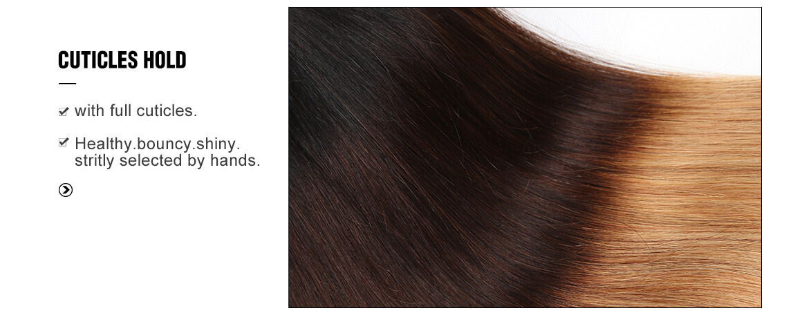 1B/4/27 Straight Hair 3 Bundles