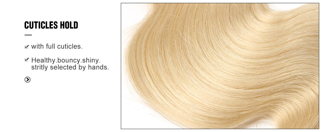 Yolissa Single Bundle 1B/613 Body Wave Ombre Weave With Black Roots