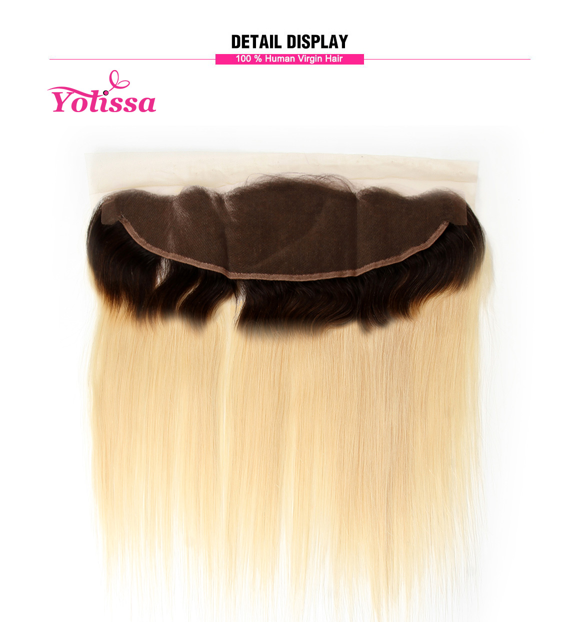 #1B/613 Platinum Blonde Straight Hair 