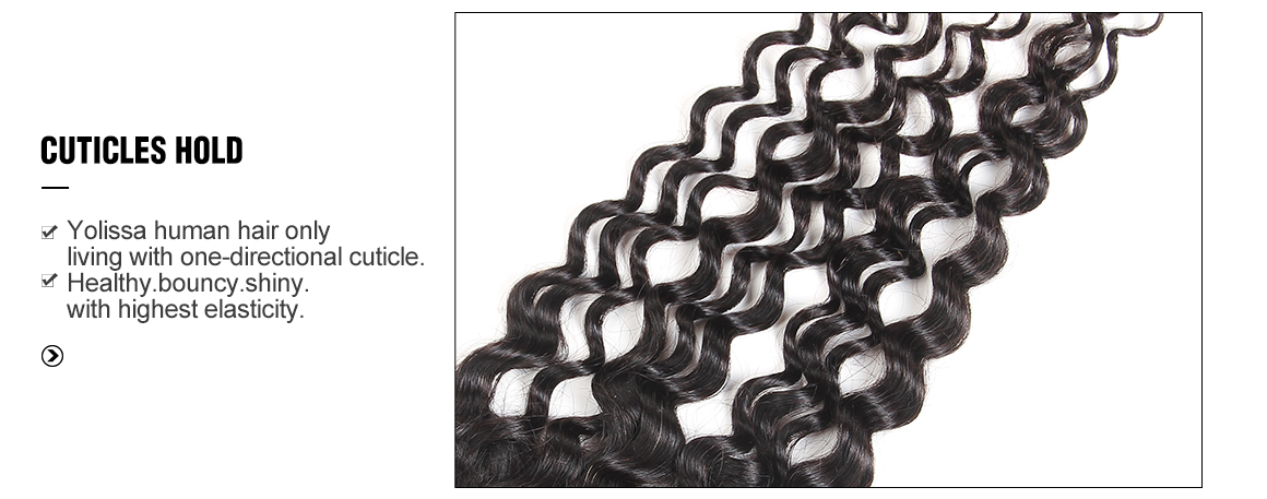 4 Bundles Water Wave Brazilian Human Virgin Hair with 8-20 Inch Lace Closure