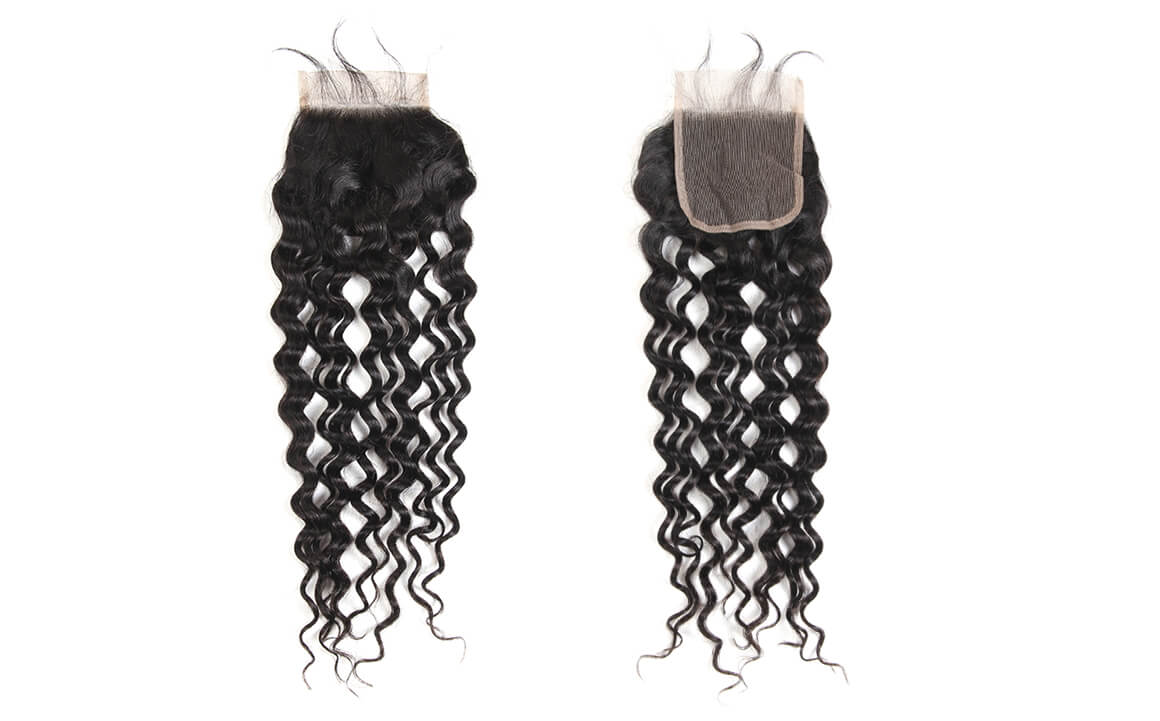 Brazilian Water Wave Hair 4x4 Soft Lace Closure