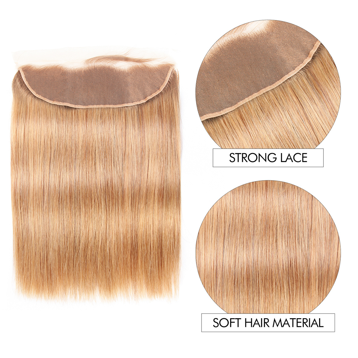 27 Hair Color 4 Bundles With Fronal 13×4 Deal Straight 