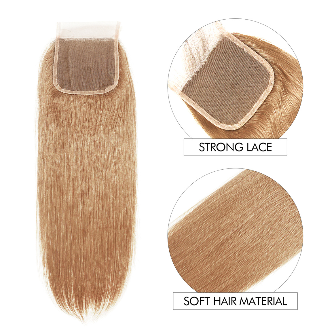 Honey Blonde Straight Hair 