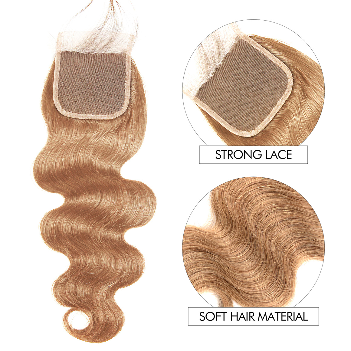 3 Bundles Honey Blonde Hair 