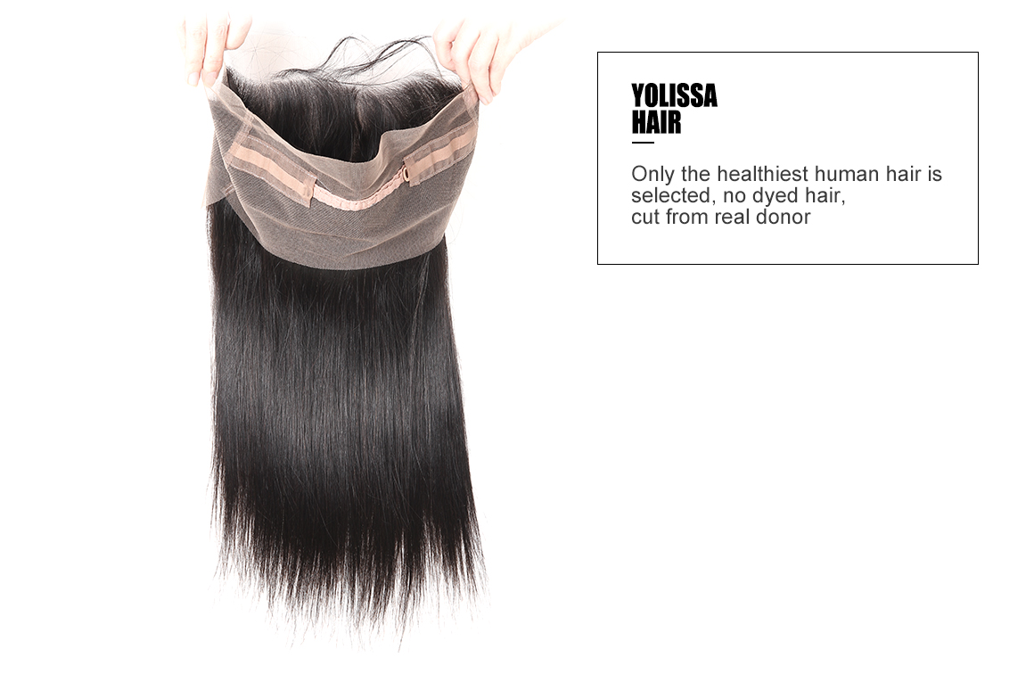 unprocessed virgin hair bundles with the straight lace frontal
